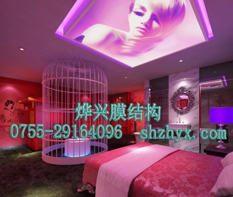 室內(nèi)軟膜天花背景墻，唯美得發(fā)光